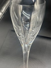 Vintage Lenox Firelight Crystal 8 5/8” Wine Glasses Goblets Set Of 4