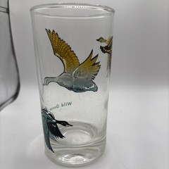 1950s Wild Geese Theme Silkscreened Highball Glass