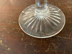 18 Cut Crystal Wine Glasses Daum (Price Per Unit)
