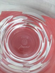 Baccarat Tumbler Beluga & 2012 Lola Rock Glass Pair