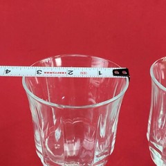 Vintage Luminarc Crystal Goblets (4) / Wine Glasses 8″ Tall -Syracuse Tag