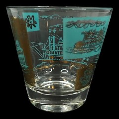 Southern Comfort Riverboat 5 Old Fashioned Glasses Vintage 1960s Libbey Whiskey
