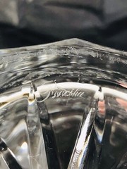 Rogaska Cut Crystal Biscuit Jar Made In Slovenia