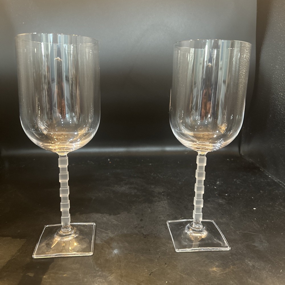 mikasa viewpoint Darian Set Of 2 Water Goblets 9 5/8 In