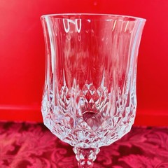 cristal d’argues LONGCHAMP 25 cl Wine Glasses Set of 6 In Box!