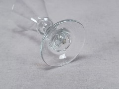 19th Century Continental European Hand Blown Flint Glass Wine Circa 1815-1820 B