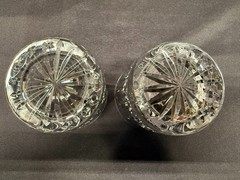 Pair of Waterford Crystal Lismore Old Fashioned Whiskey Glasses Tumblers 3.25″
