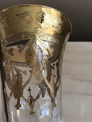 Champagne Flutes Crystal Glasses SC Line Made in Italy Set of 2