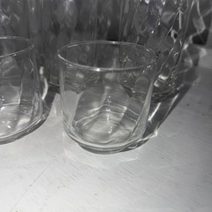 Libbey IMPULSE Clear Swirl Beverage Glasses Lot 11