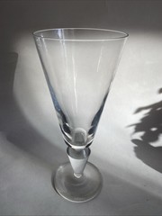 Steuben Crystal Vee Wine/Water Glass, 7 3/4 inches tall Art Deco Style