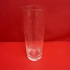 Noritake Sasaki Crystal Bamboo Cut Highball Tumblers 5.75” Lot of 6