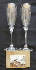 LOT 2 – New WATERFORD Crystal Champagne 9″ Flutes Mondavi / Made in Germany
