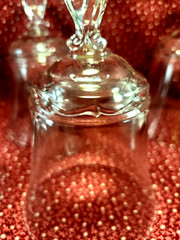 Set Of 4 Fostoria Crystal Century Pattern Water Goblets Heavy Duty 8 Oz.-6″ Tall