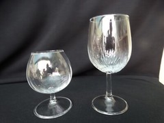 Royal Leerdam-Netherland Clear 7.3oz Radiance Swirl Optic 4″ Brandy Glass VGUC