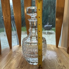 LAUREN RALPH LAUREN «COCKTAIL PARTY» Heavy Crystal Classic Decanter/Stopper 28oz