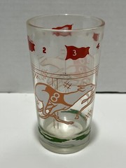 Boscul Peanut Butter Vintage Greyhound Racing #8 Drinking Glass Tumbler