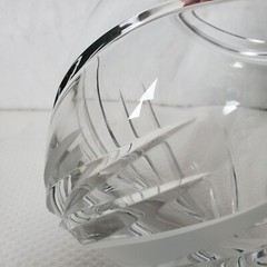 Rogaska GALLIA Jar 26% Lead Crystal Hand Crafted Yugoslavia Vintage Mint