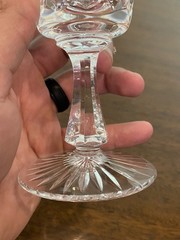 SET (11) VTG BEAUTIFUL Stuart Crystal GLENDEVON Wine Glasses 6.5″H SIGNED