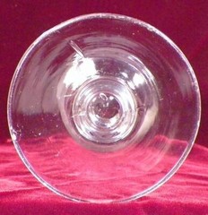 Gillinder Birds & Roses Etched Goblet #63 Clear Glass Stem J EAPG Antique