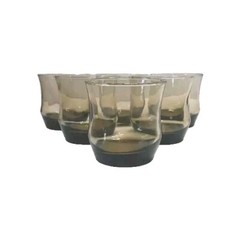 Libbey 9oz On The Rocks Glasses Set Of 6 Retro Apollo 1975 Barware