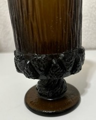 Vintage 1 1970’s Fostoria Sorrento Brown 6 3/4 Inch Wine/Water Goblets