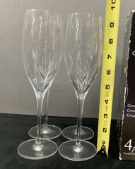 Stölzle Classic Champagne Crystal Glasses Set of 4