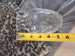 Crystal Bedside Water Carafe And Glass Vintage Leaded