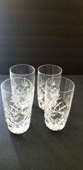 Lenox Crystal Charleston 12 oz Highball Tumblers Set of 4 LB6