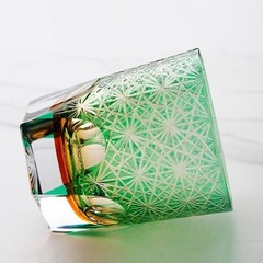 Knights Templar Edo Tokyo Kiriko Luxury Crystal Whiskey Tumbler Glass