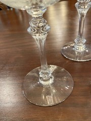 June Night by Tiffin-Franciscan -RARE- 5 Piece Place Setting of Antique Crystal