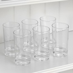Versatile 5.5 Ounce Drinking Glass Set, Great for Family and Friends Gatherings