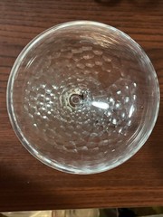 Vera Wang Sequin Crystal Wedgewood Champagne Pair Stemware