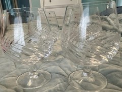 GALWAY IRISH CYRSTAL BRANDY GLASSES Brandy Sniffer SET OF 4 5”