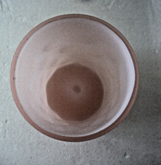 Collectible Satin Pink Cased in White Tumble with Inverted Coin Dots