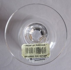 Water Glass Goblet Ralph Lauren Crystal Addison Pattern 8 3/8″
