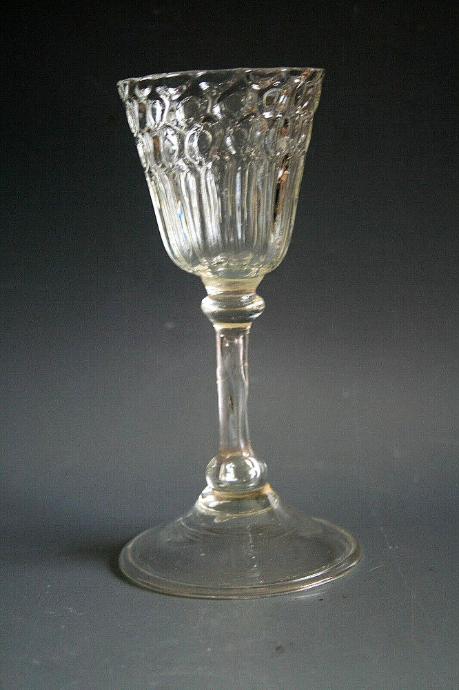 ANTIQUE 18TH CENTURY BELGIAN LIEGE WINE GLASS – CIRCA 1730