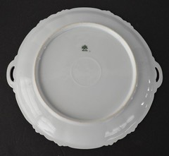 Rosenthal Double Gold Roses Cake Plate