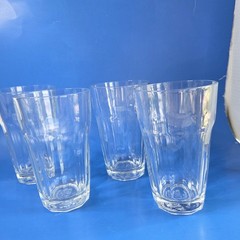4 Pasabahce Palaks Turkey 16 ounce (to top) 10Panal Large Tumbler Set