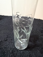 Vintage LIBBEY Tall (7 1/4”) Highball 3D Female BODY Glass, Set Of 4 Glasses