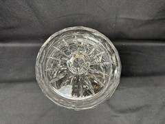 Waterford «GLANDORE» Crystal Biscuit Barrel ~ 7″ Tall x 4 3/4″ Opening