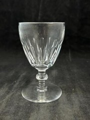 Steuben Art Glass Finger Flute Pair of 2 Wine Glasses