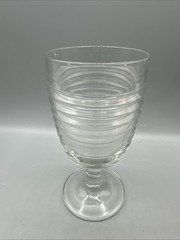 Vintage Park Avenue Clear Water Goblet Glass Anchor Hocking Replacement 6.5″