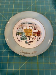 Avon Product Christmas Plate Series Enoch Wedgwood- 1975, 1976, 1977, 1978, 1980
