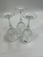 MARQUIS By Waterford «Set Of 3» All Purpose 8 3/4in Wine Crystal Glasses