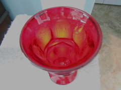 FOSTORIA Argus RUBY Red Iced Tea Goblet Mid Century
