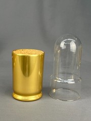 14 Pc Everlast Neocraft Gold Aluminum & Glass Tumbler, Pitcher & Tray Set RETRO!