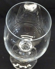 Bohemia Czechoslovakia Set of 8 Water Goblets – Golf Ball Stem