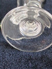 Set Of 4 Cordial Glasses, 4″ Tall, Petite Stemmed, Vtg