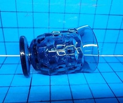 1 – Fostoria MCM Colony Whitehall Riviera Blue Cubist Juice Glass – Single VNC