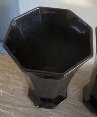2 Iced Tea Octagonal Black by Independence 12oz 6″ x 4″dia